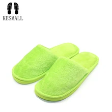 Фотография KEMALL Home Women Slippers Indoor Bedroom House Soft Cotton Warm Shoes Women