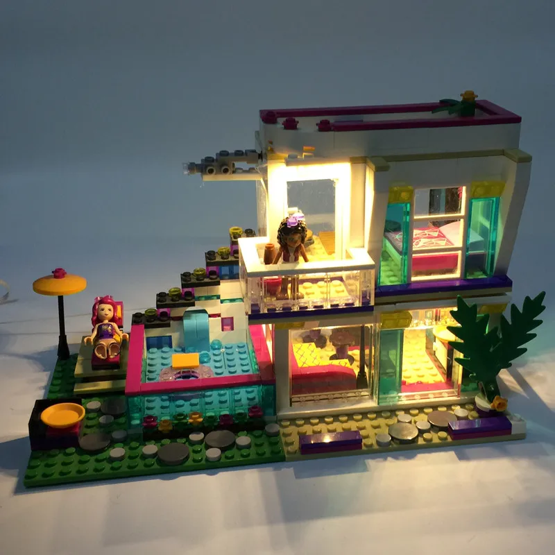 Kit Di Illuminazione A Led Per 41135 Compatibile Con 10498 Friends Livi Star House Andrea Non Inclusi Building Blocks