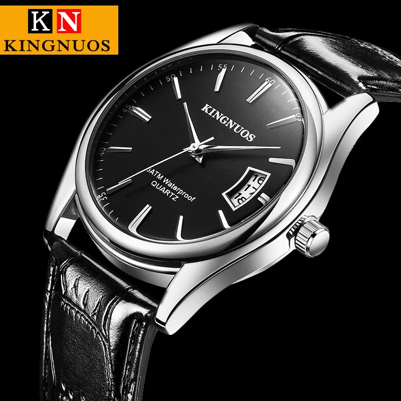 

KINGNUOS Quartz Watch Men Watches Top Brand Luxury Original Wristwatch Male Wrist Watch For Men Clock Hours Hodinky Men Reloges