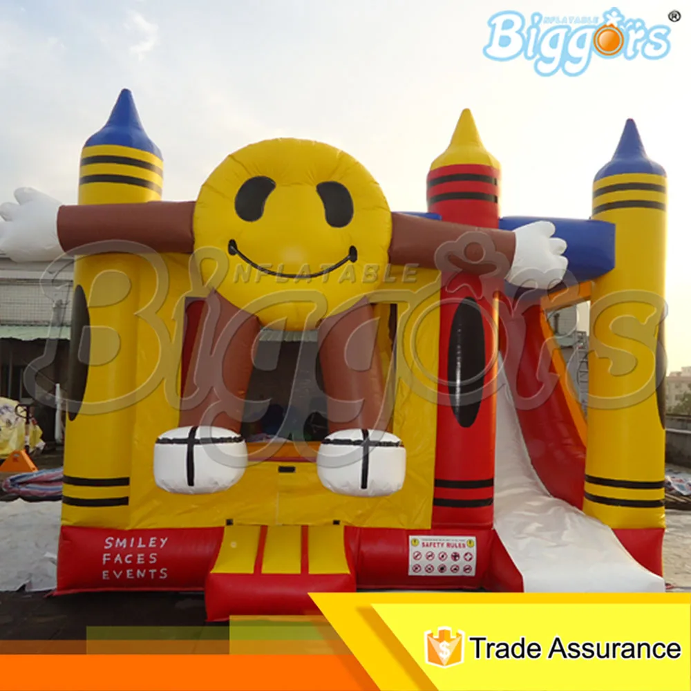 

Better Inflatable Bounce Castle Bouncer Toys with Smile Face for Kids