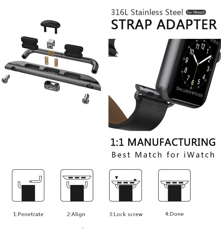 iwatch strap adapter 14