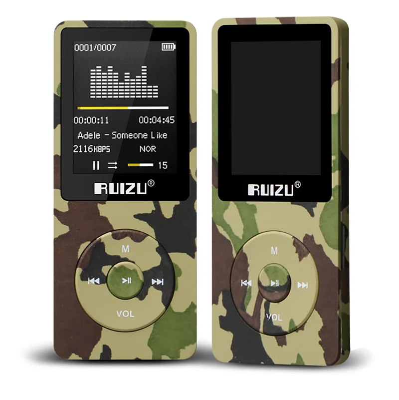 Ruidu X02 MP3 плеер 4G/8G портативный MP3 музыкальный плеер играть 80 часов с fm-радио, электронная книга, диктофон Бесплатные оригинальные наушники