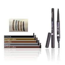 1Pcs Contour Waterproof Eyebrow Pencil Enhancer Brush Auto Long Lasting 5Colors Eye Brow Pen Make Up Tool Permanent Eyebrow