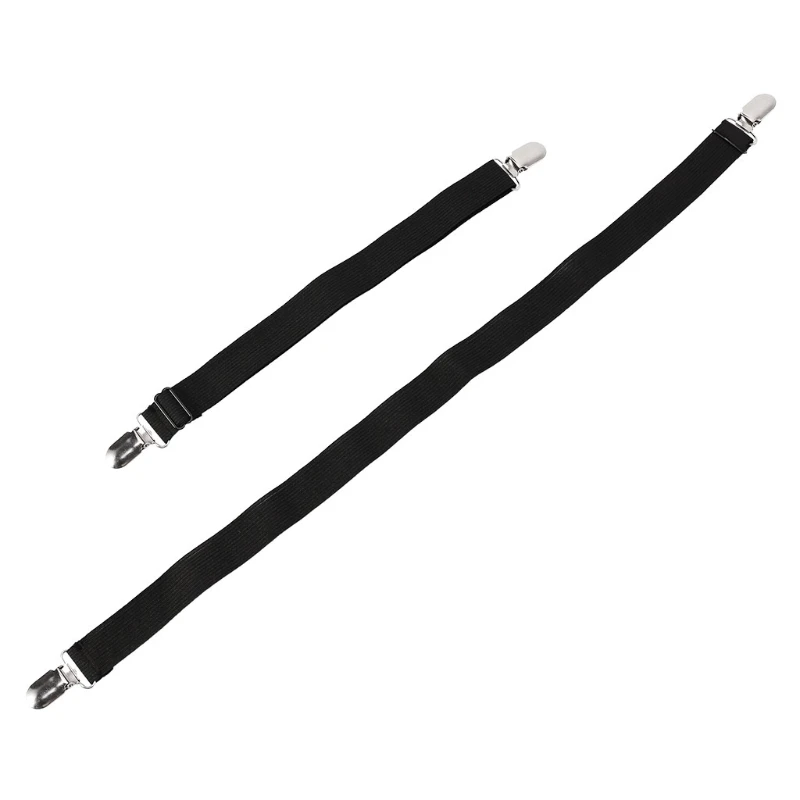 2Pcs Sheet Grippers Straps Fasteners Hold Grips Elastic Clips Gripper Bedspread Sheet Clip