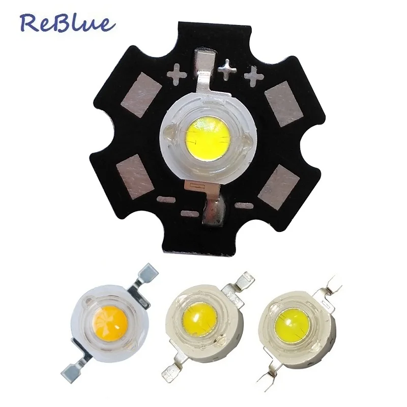 Светодиодный Диод ReBlue 5 Вт 25 шт. светодиодный 1 3 световые бусины Bridgelux 45mil Epistar 35mil