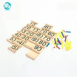 Кампешевого Монтессори учебных пособий WoodenToys изменения пластины Панели раннего детства Дошкольное обучение Семья версия