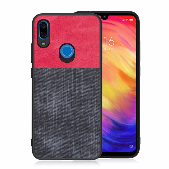 For Xiaomi Redmi Note 7 Case Redmi 7 Silicone Soft Fabric TPU Bumper ...