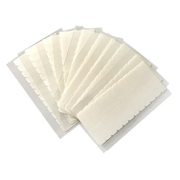 

120 Pieces Pre-Cut Hair Extension Adhesive Tape Tabs Double Sided Extension Tapes for Replacement