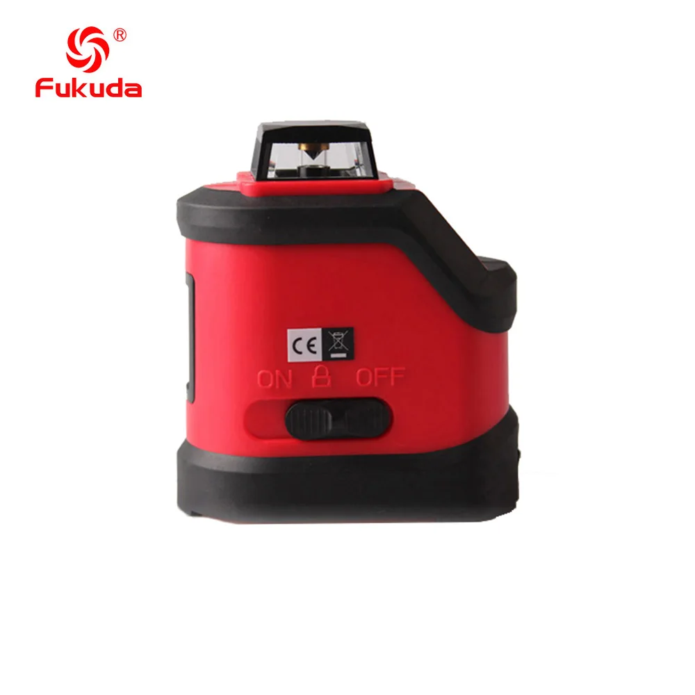 

3D Fukuda 5 lines laser level, Automatic Self Leveling 360 green light red light free shipping FDG190RG
