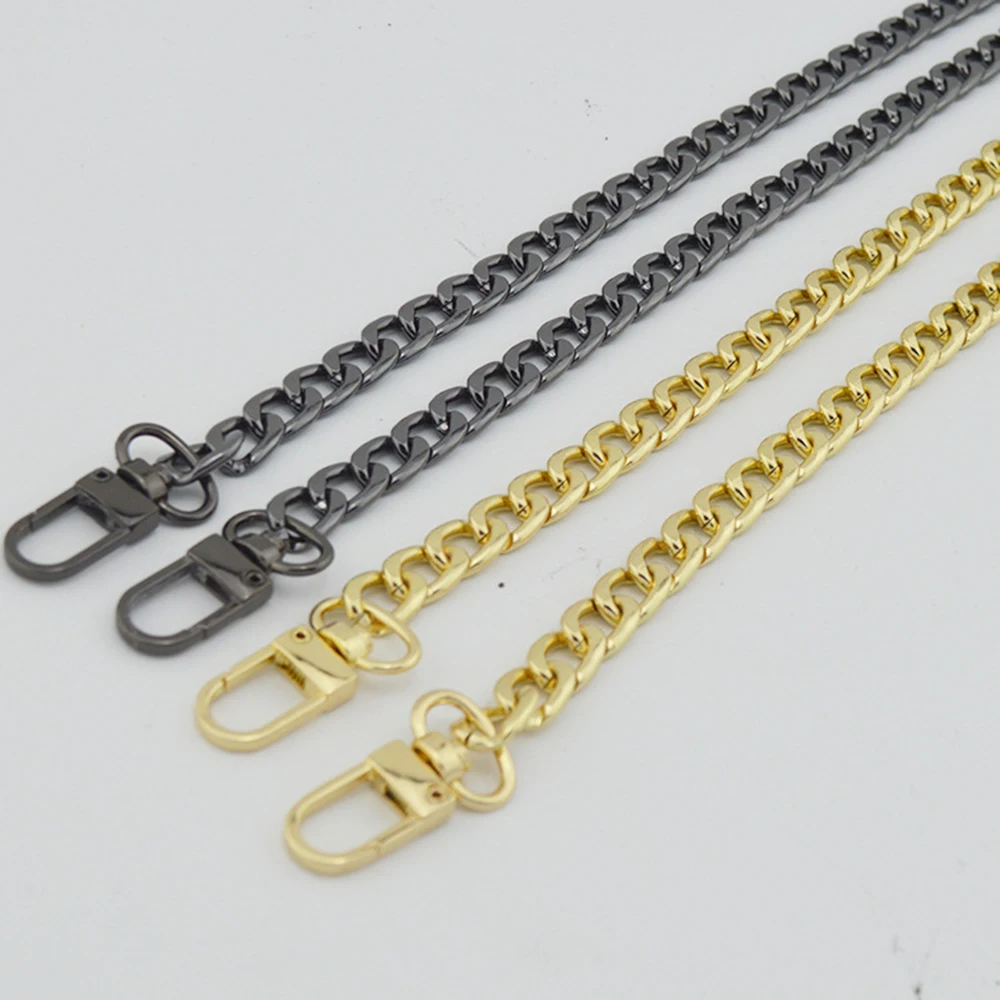 Free Shipping 120cm DIY Metal Chain For Bag Strap Purse Chain Bags Straps for Crossbody Handbag Handles Bag Parts & Accessories