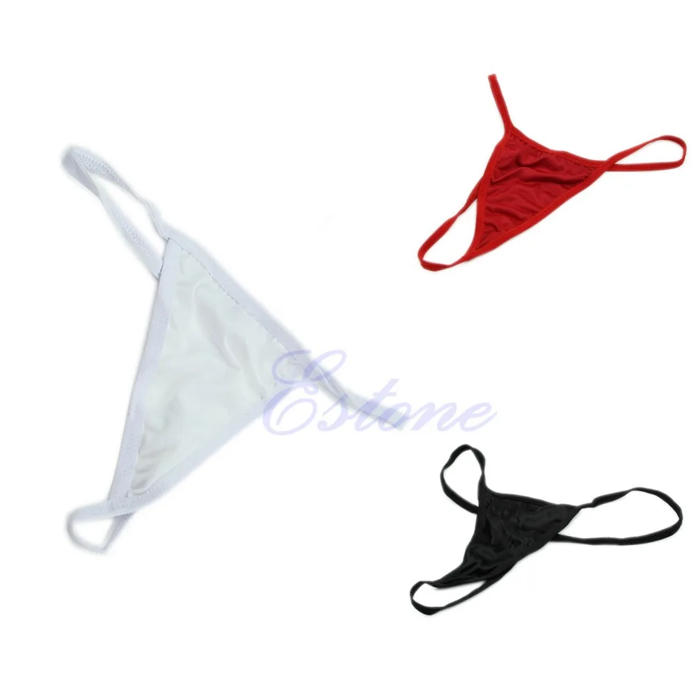 

Sexy Mini Briefs Micro Bikini Simple Thongs Underwear Gstring Tback Women