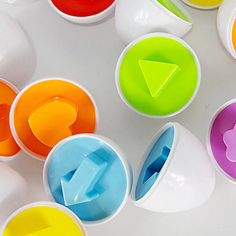 Распознавание цвета обучающая игрушка парные яйца набор яиц для массажа дошкольные игрушки для малышей эмуляция игрушка-головоломка