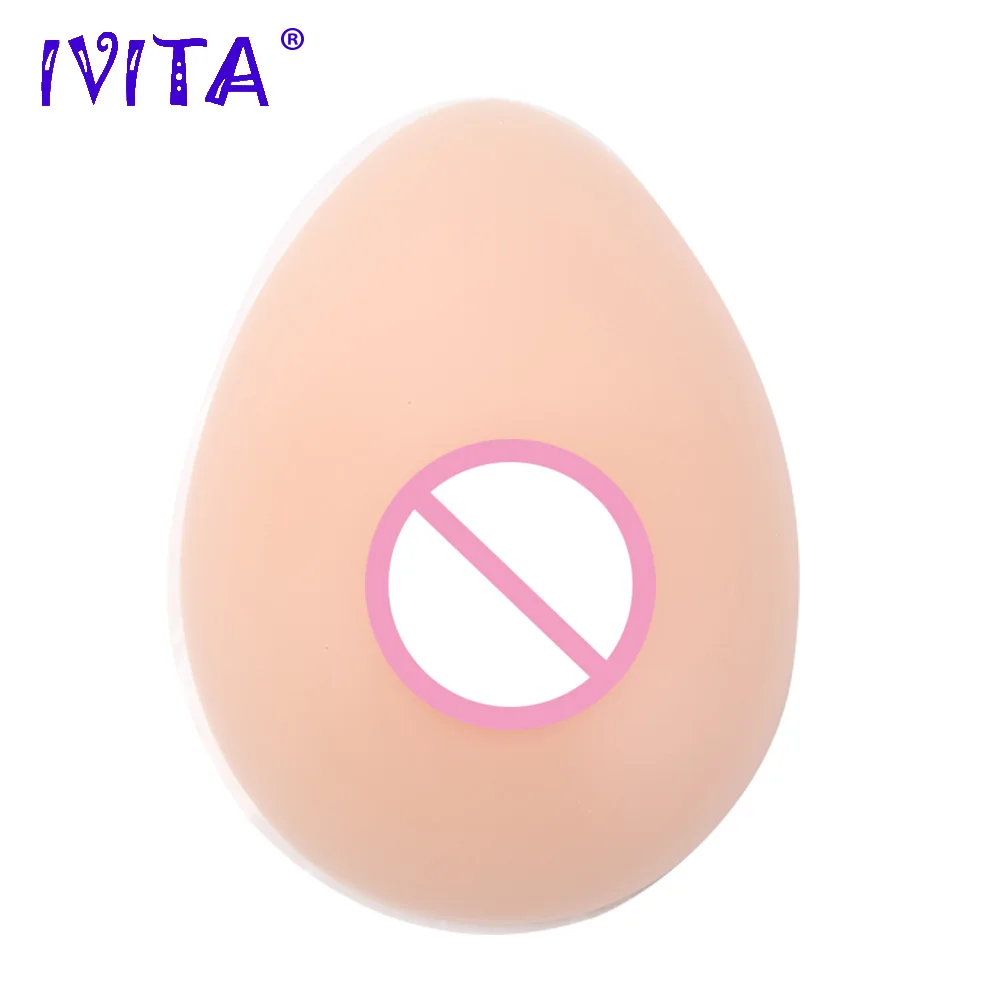 

IVITA Artificial Silicone Breast Forms Single False Breast Fake Boobs For Crossdresser Postoperative Drag Queen Mastectomy