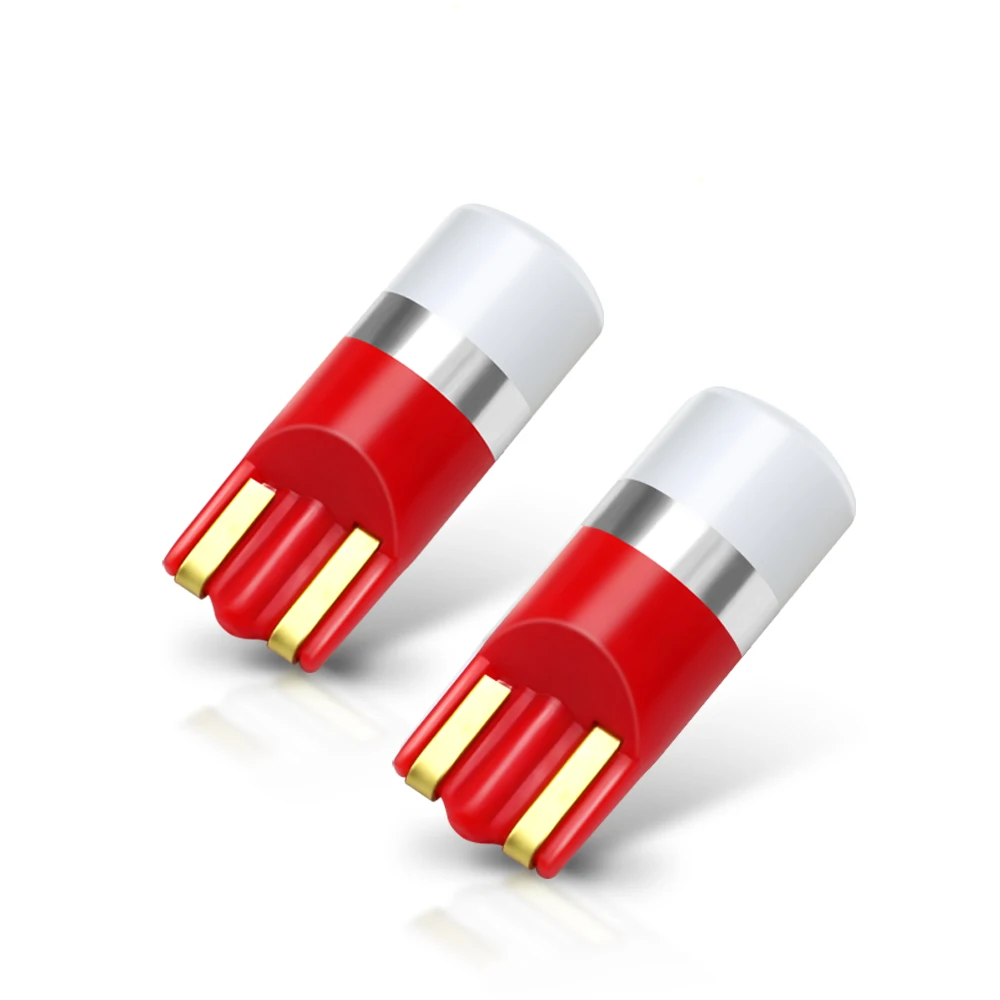 Новое поступление CN360 2 шт. SMD3030 T10 Led W5W 168 194 белый красный янтарный синий зеленый