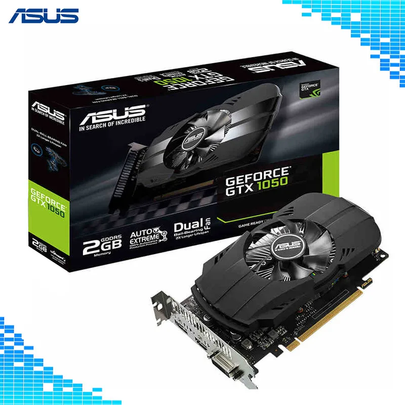 

Asus PH-GTX1050-2G D5 Boost 1455MHz 128bit GDDR5 PCI Express 3.0 16X Game Graphics Cards