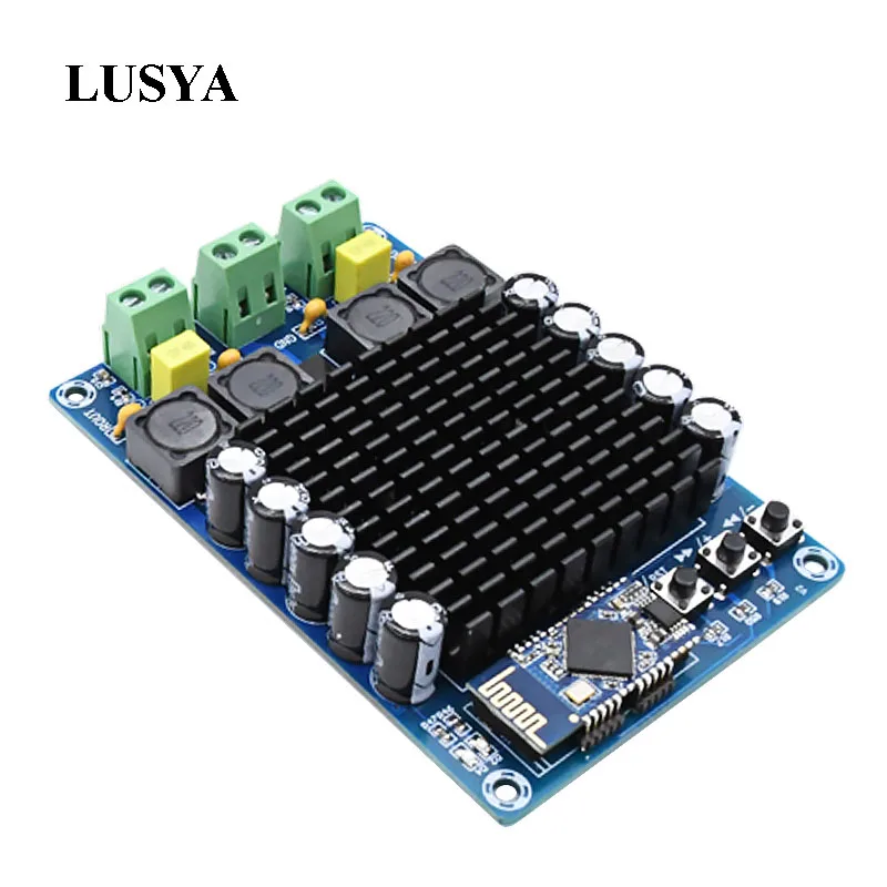 

Lusya TDA7498 CSR8635 Bluetooth 4.0 High Power Digital Class D Amplifier Board Dual Channel 100W*2 DC12-24V B6-002
