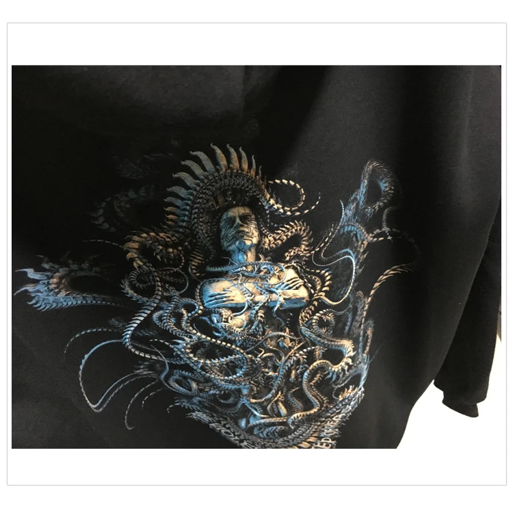 10 дизайнов толстовка на молнии шаманский монах змея Meshuggah рок толстовки куртка панк черный свитер в стиле хеви-метал для мужчин флис