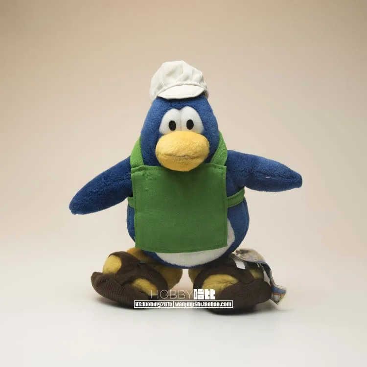 Милый клубный Пингвин Плюшевые 20 см детские мягкие животные игрушки для детей рождественские подарки - Цвет: Серый