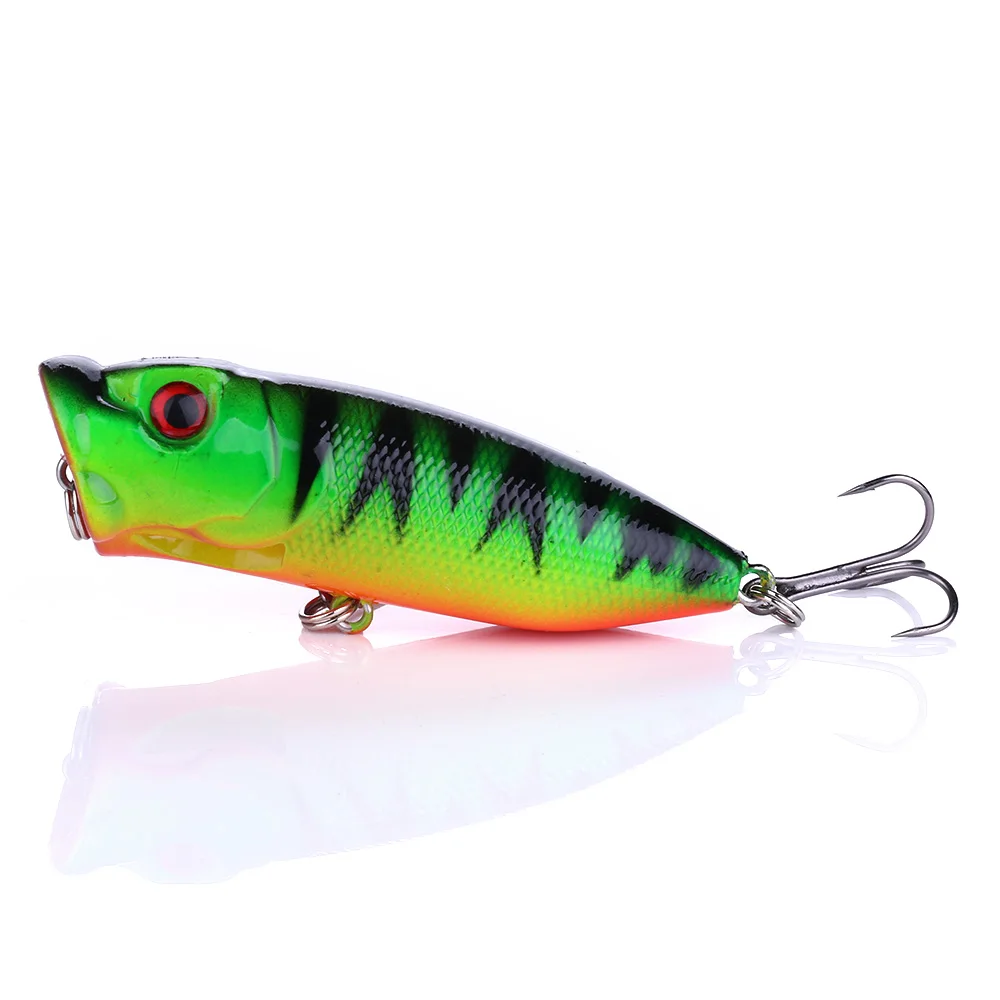

New 2018 Hot Model Retail fishing lures hard bait 5 colors 70mm 10g Pencil popper Floating topwater baits BP014