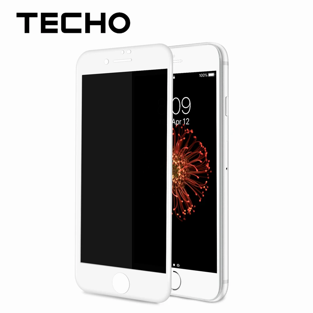 TECHO черный белый цвет Стекло конфиденциальности Экран протектор Анти