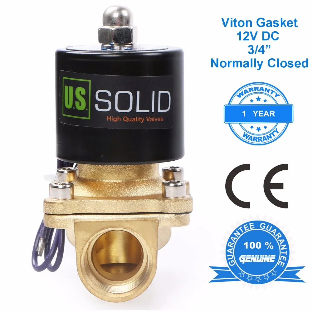 3/4&quot Латунь Электромагнитный клапан 12 В DC NPT нормально закрытый|oil drain valve|oil valvevalve