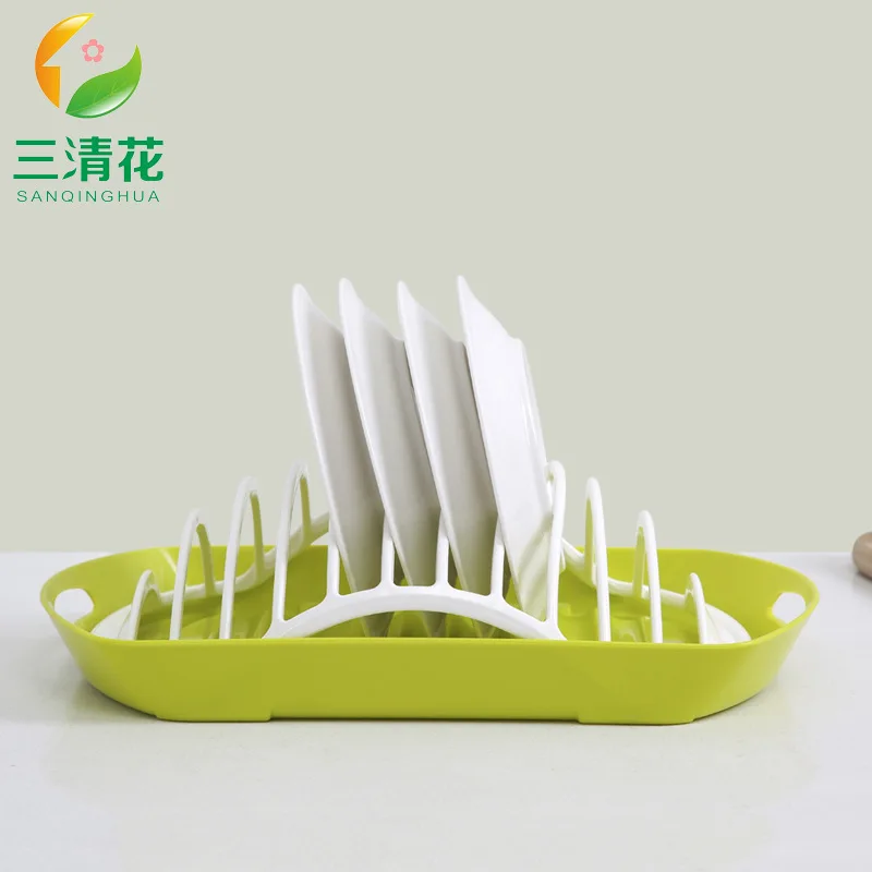 

New Drain Rack Kitchen Plastic Dish Drainer Tray Large Sink Drying Rack Worktop Organizer drying rack for dishes Drop shipping
