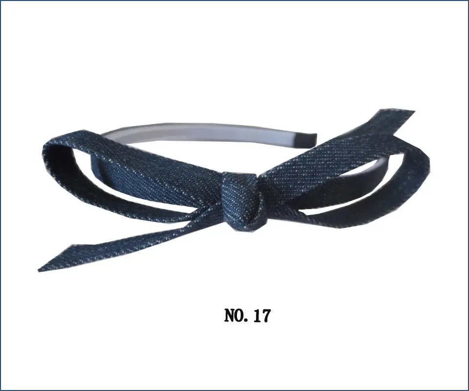 50 ободок для девочек " ковбойский бант для волос 2 стиля 56 No