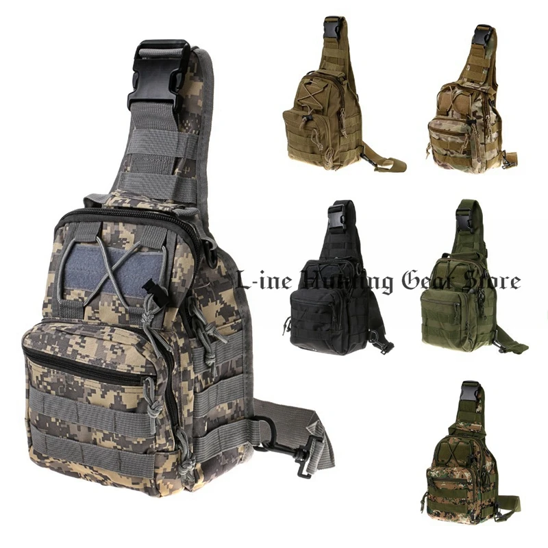 Армейский зеленый военный тактический крепеж рюкзак нагрудная сумка для путешествий через плечо сумка для охоты кемпинга рыболовные сумки