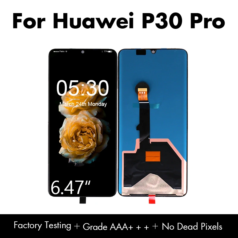 Дисплей для Huawei P30 Pro LCD сенсорный экран дигитайзер сборка VOG L29 L09 дисплей