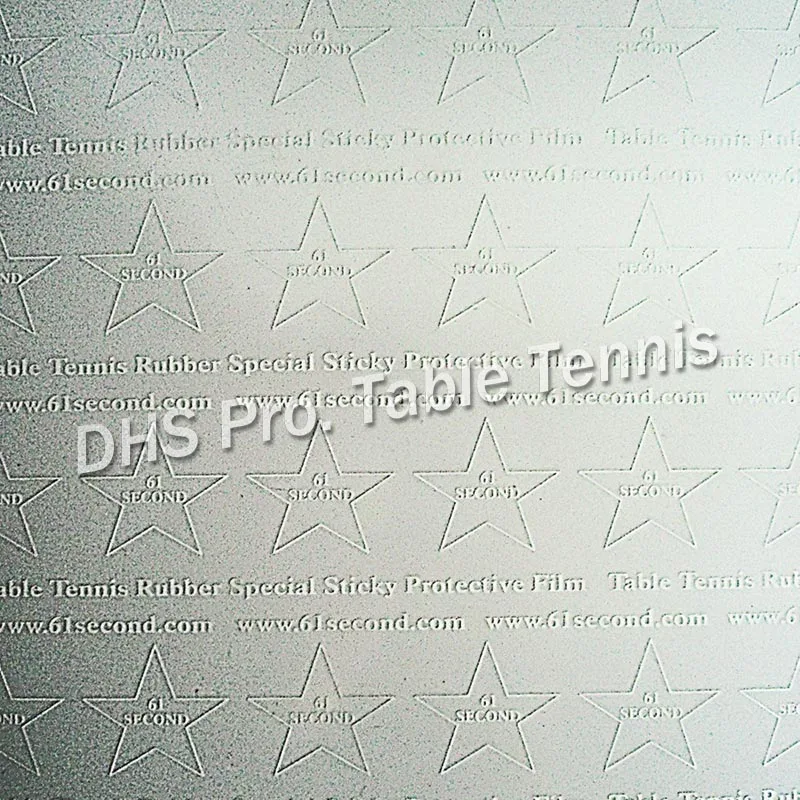 10x 61second Настольный теннис Резина специальный важная Защитная Плёнки ракетка для пинг-понга