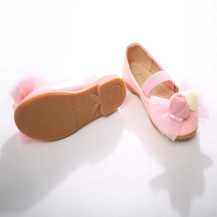 2016 детское платье принцессы цветок лук Сандалии для девочек детская обувь для девочек квадратный каблук Туфли под платье обувь для