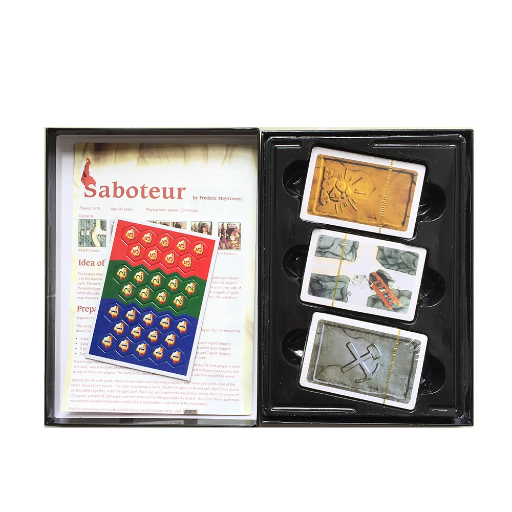Диверсант 1 и 1+2 / Saboteur настольные игры Добыча золота настольная игра 2 12 игроков