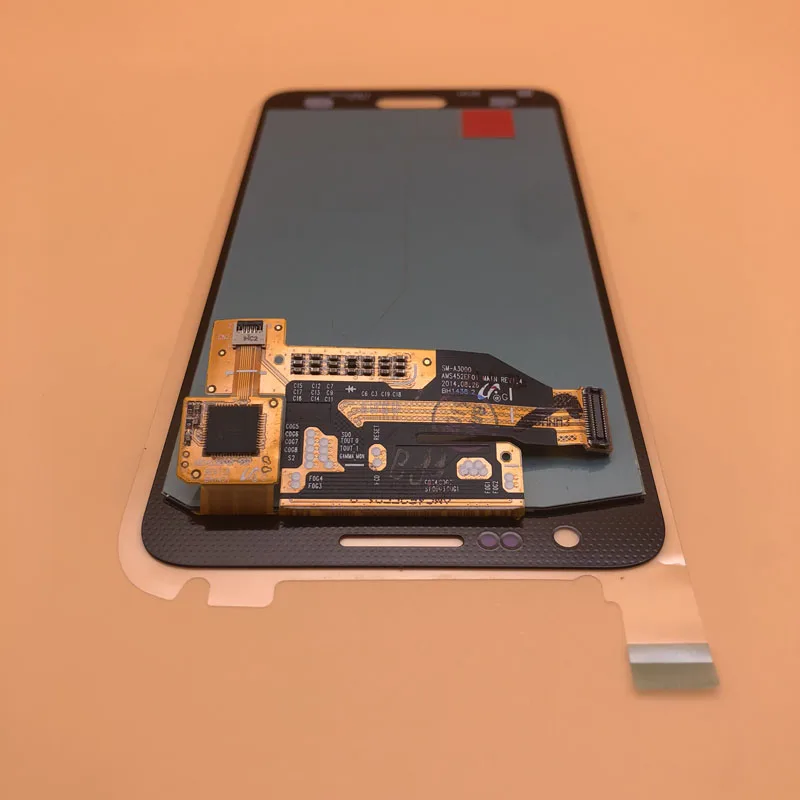 4,5 '' Супер AMOled ЖК-дисплей для samsung Galaxy A3 A300 A3000 A300F A300M кодирующий преобразователь сенсорного экрана в сборе