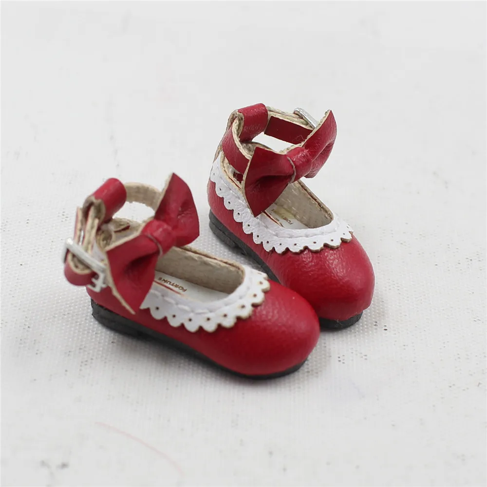 Blyth doll shoes with Bow Nine different colors can be choosing Cute Neo 1/6 BJD 7