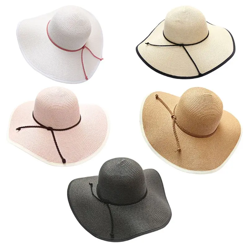 roll up wide brim sun visor hat