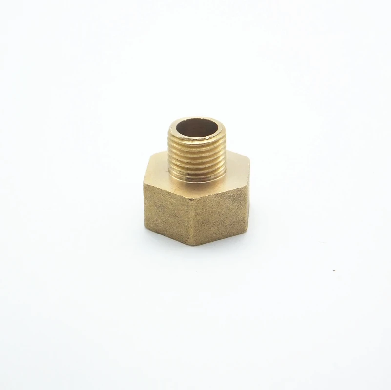 

1/2" BSP Female Thread x 1/4" BSP Male Thread Length 22mm Connection Brass Pipe Fitting Adapter Coupler Connector