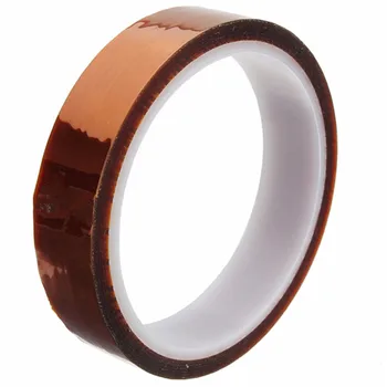 GEEETECH 20mm 33m 100ft Adhesive Gold High Temperature Heat Resistant Polyimide Tape