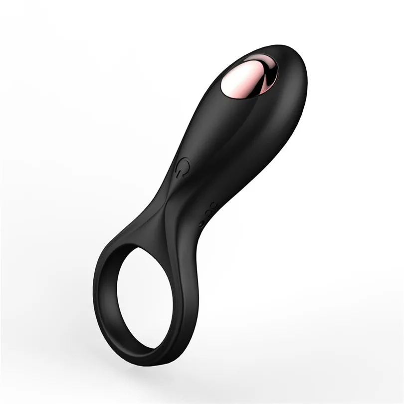 Cock Ring Delay Penis Rings Vibrator Silicone Sex Articles Men's Vibrator Necklace Delays Early Locking Men's Fine Toys (1)