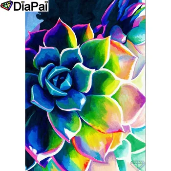 

DIAPAI 100% Full Square/Round Drill 5D DIY Diamond Painting "succulent plants" Diamond Embroidery Cross Stitch 3D Decor A19456