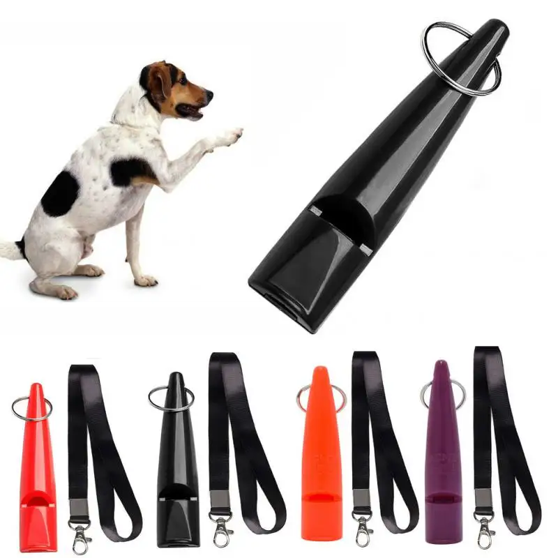 Professional Dog Whistles High Pitch Plastic Dog Training Whistles with