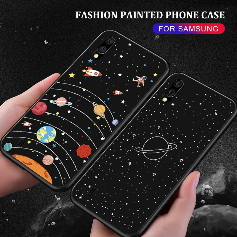 

Case For Samsung Galaxy A50 A30 A70 A40 A20 A10 Summer Style Cute Cartoon Phone Case For Samsung M30 M20 M10 Silicone Cover Capa