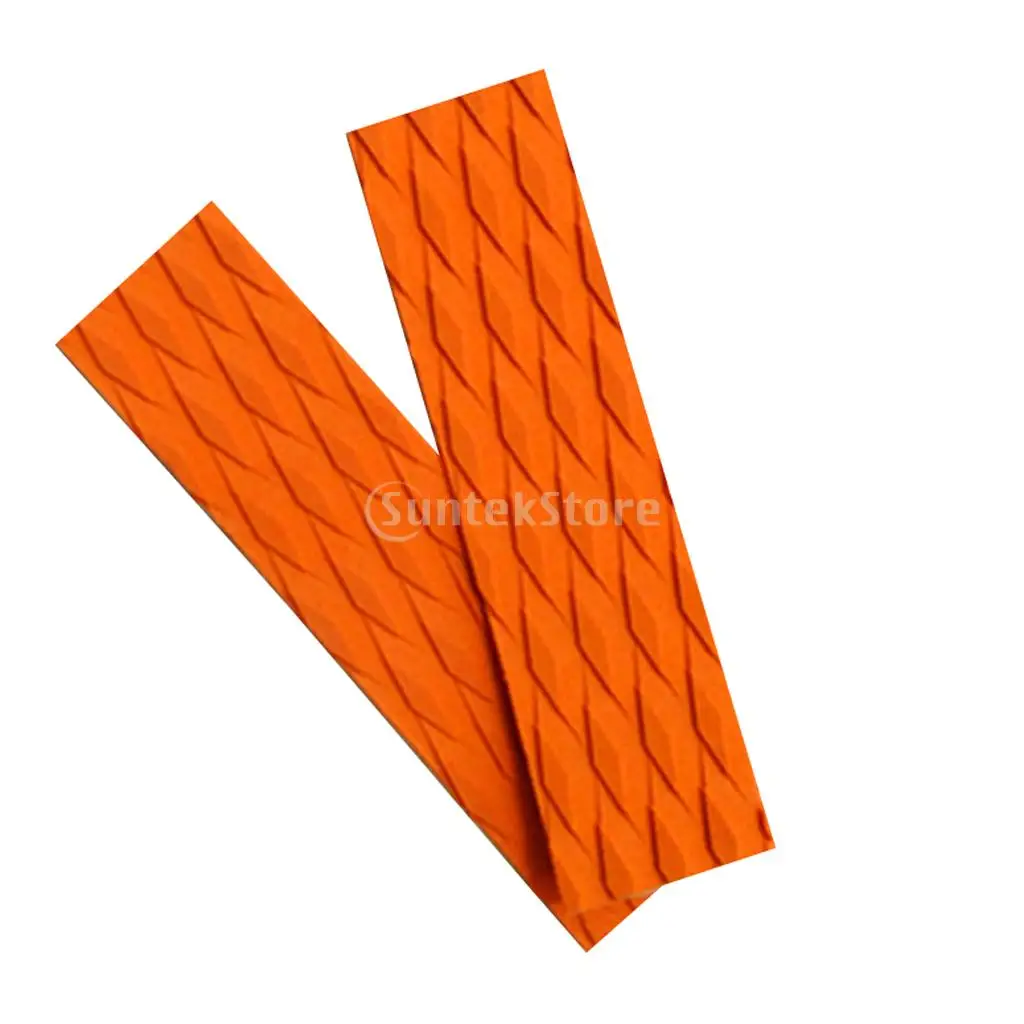 2Pcs Non-Slip EVA Surfboard Traction Pad Deck Bar Grip Tail Pad Skimboard SUP Surfing Surf Board Shortboard Long Board Accessory
