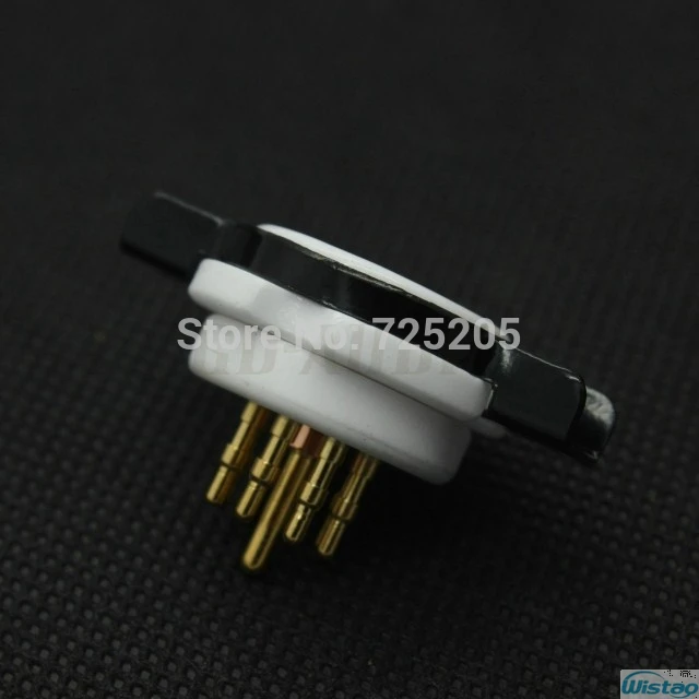 7 контактный позолоченный вакуумный трубчатый патрон Litle Nine Pins 6Z4 6X4 EF95 EZ90 6AQ5 6J1
