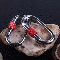 Carabiner Clips Heavy Duty 25KN/5600LB - 4.3" Large Caribiniers for Hammocks, Rigging, Gym, Yoga 2