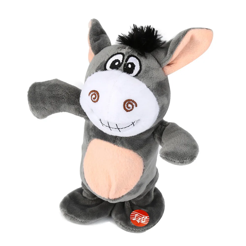 

Novelty Adorable Interesting Speak Talking Record Walk Donkey Plush sleeping Doll For Kid baby birthday gifts Anime Toys L426