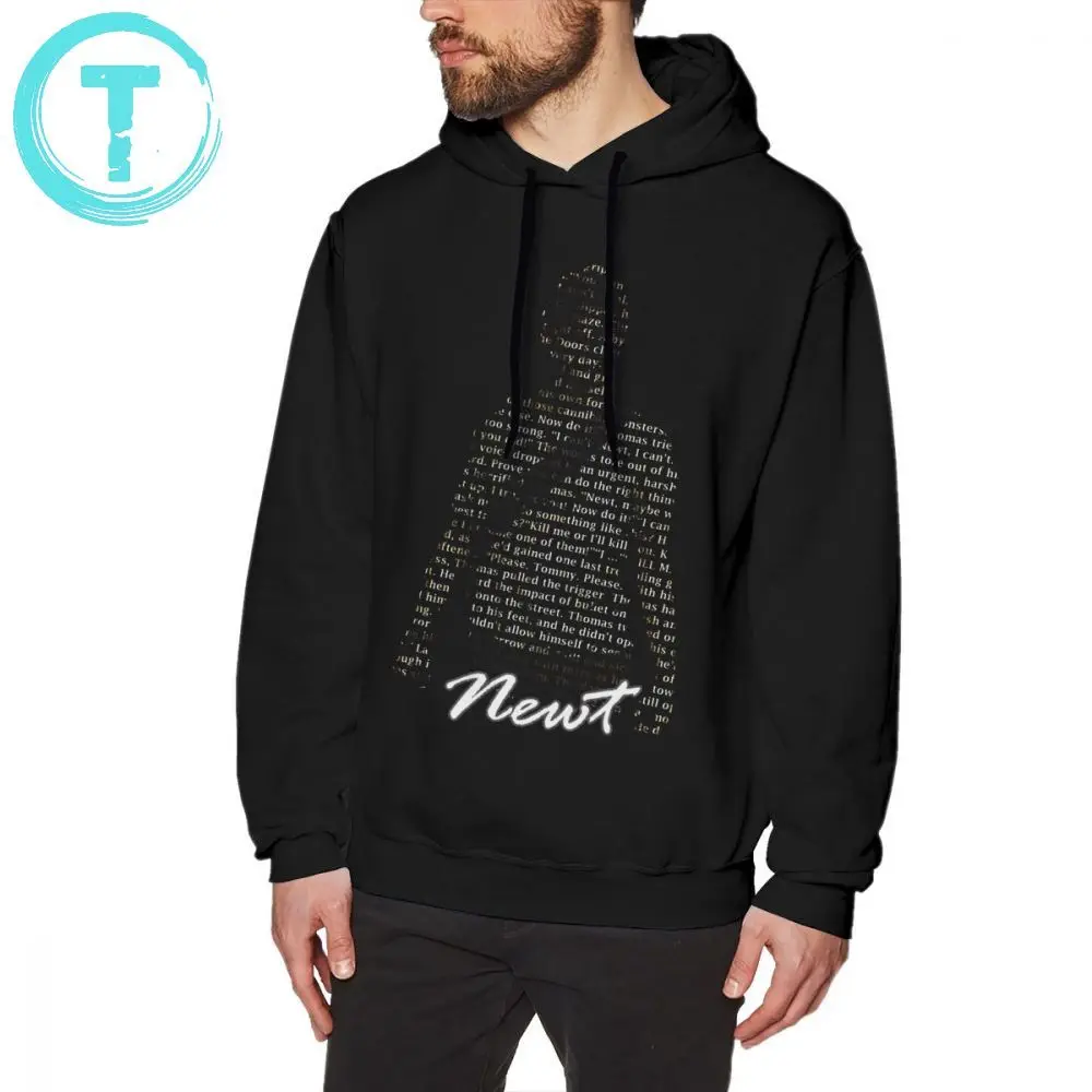 

The Maze Runner Hoodie Newt Hoodies Long Length Stylish Pullover Hoodie Cotton Autumn XXX Grey Mens Streetwear Hoodies