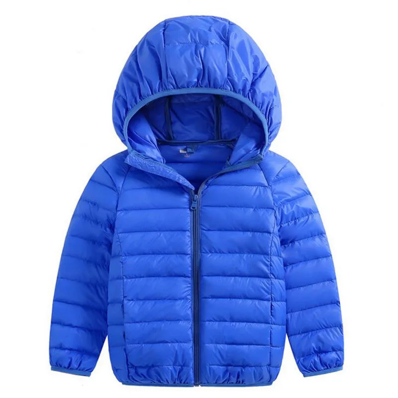 Kids's light down jacket Girl clothing down jacket new children' s thin