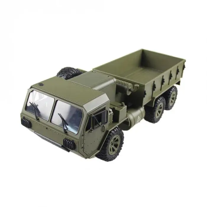 1/16 2,4G 6WD RC автомобиль пропорциональный контроль армии военные модели грузовиков игрушки Детский подарок M09