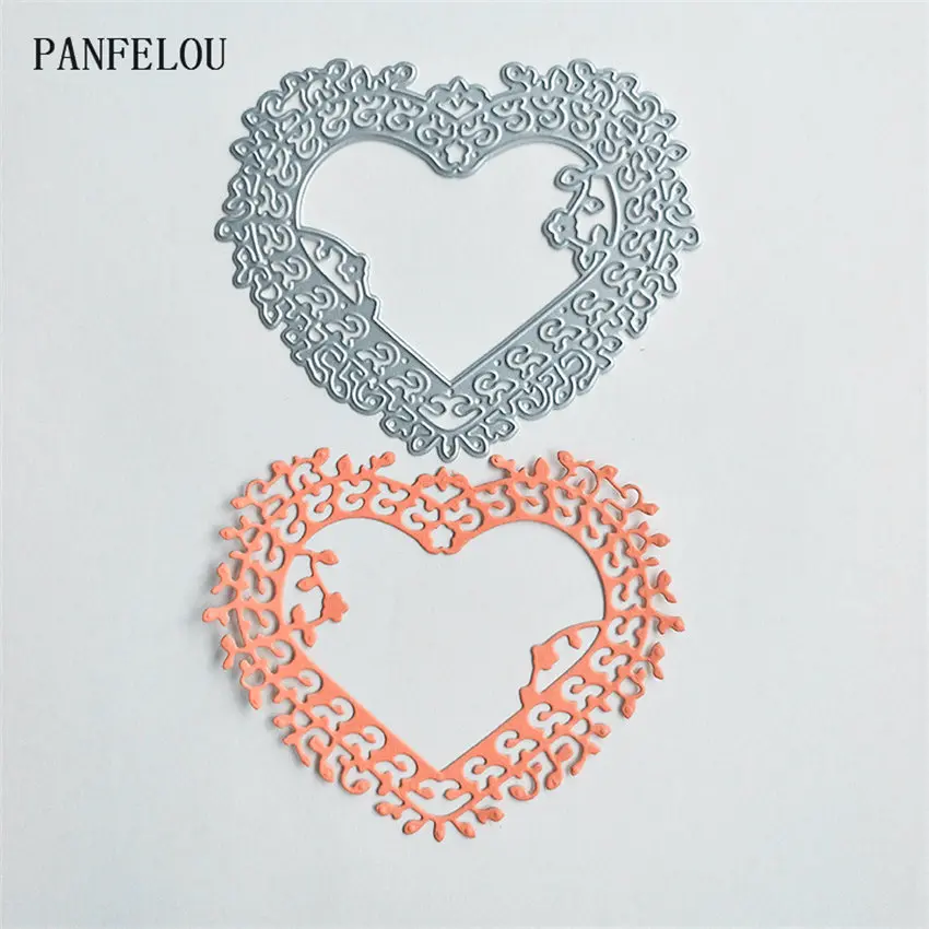 

PANFELOU Metal craft Hollow out love paper die cutting dies for Scrapbooking/DIY Christmas wedding Halloween cards