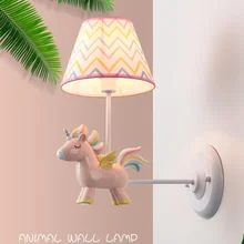Настенный светильник в виде единорога; прикроватный светильник в стиле принцессы с летающей лошадью для маленьких девочек; спальный светильник для детей; подарки для детей; декоративный светильник ing